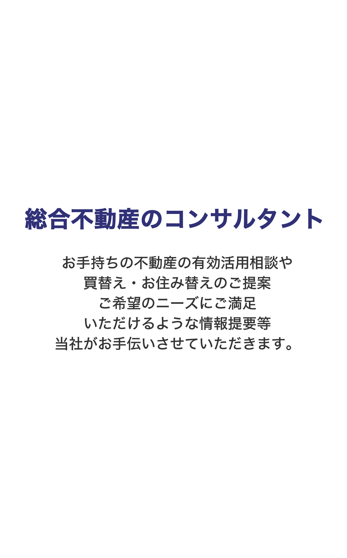 総合不動産のコンサルタント